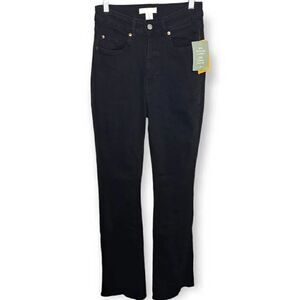 H&M Concious High Waist Flared Jeans size 6 NWT